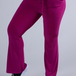 Laiema säärega püksid, lilla