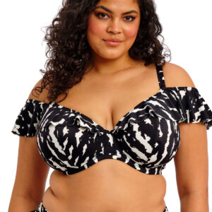 Bardot bikiinitop Echo Shell Black