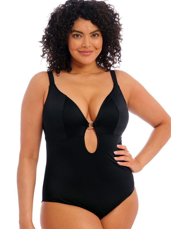 1200x1680-pdp-widescreen-ES7280-BLK-primary-Elomi-Swim-Plain-Sailing-Black-Non-Wired-Plunge-Swimsuit