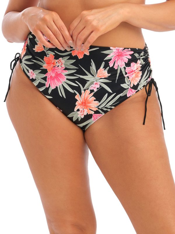 ES800173-BLK-primary-Elomi-Swim-Dark-Tropics-Adjustable-Bikini-Brief