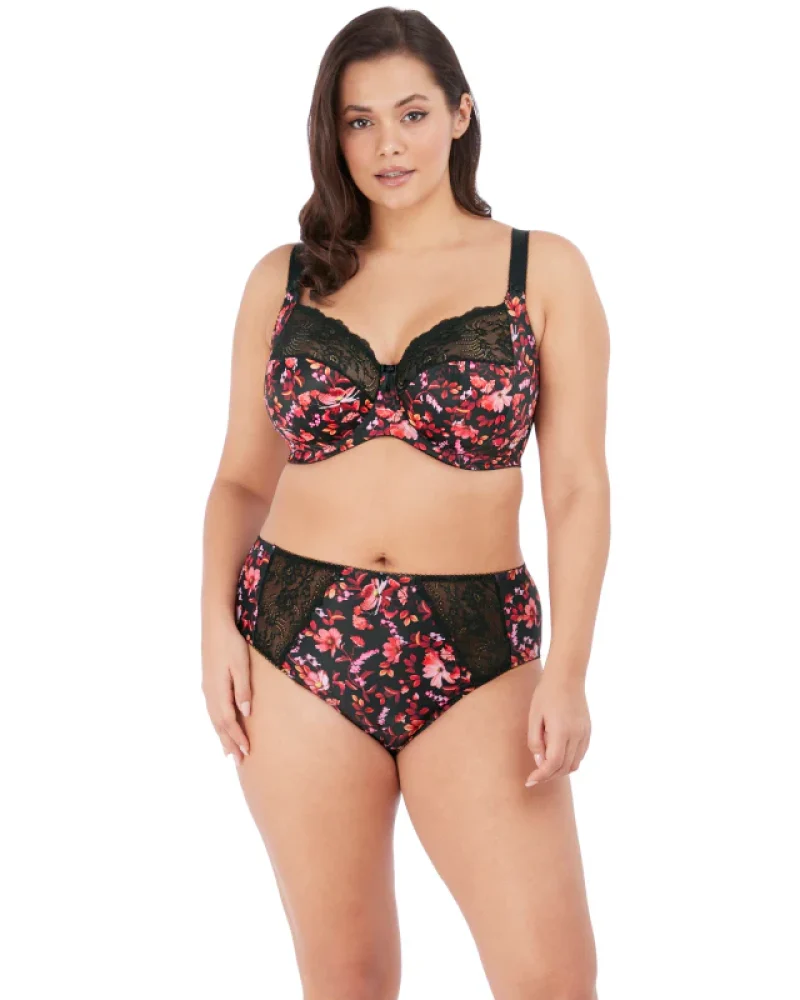 Elomi-Lingerie-Morgan-Autumn-Breeze-Floral-Full-Cup-Banded-Bra-EL4110ATE-Brief-EL4115ATE-Front