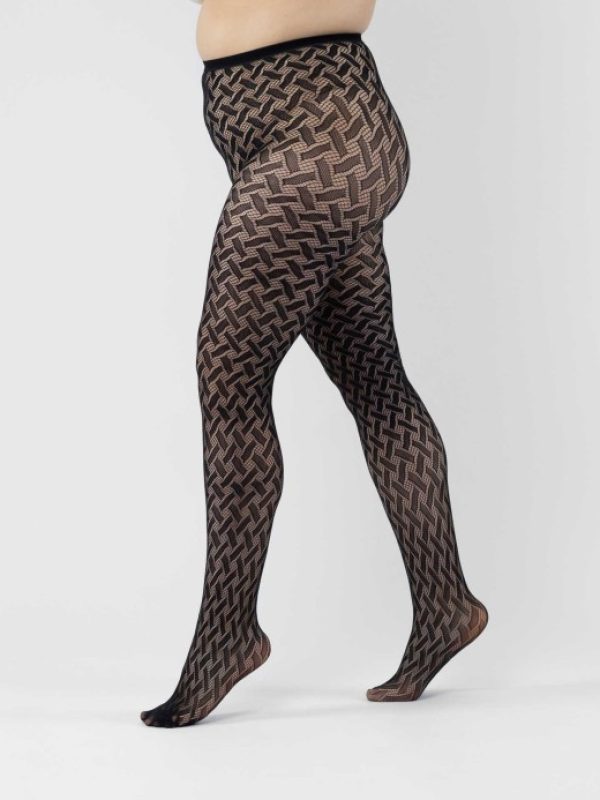 collant-a-rete-intrecciata-nero